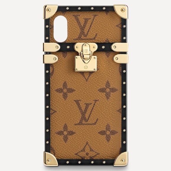 BRAND NEW LOUIS VUITTON EYE TRUNK WITH STRAP IPHONE X/XS. - Picture 3 of 10